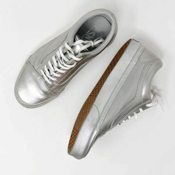 Vans Starlight Metallic Gray Sneakers size 7 - Picture 1 of 9